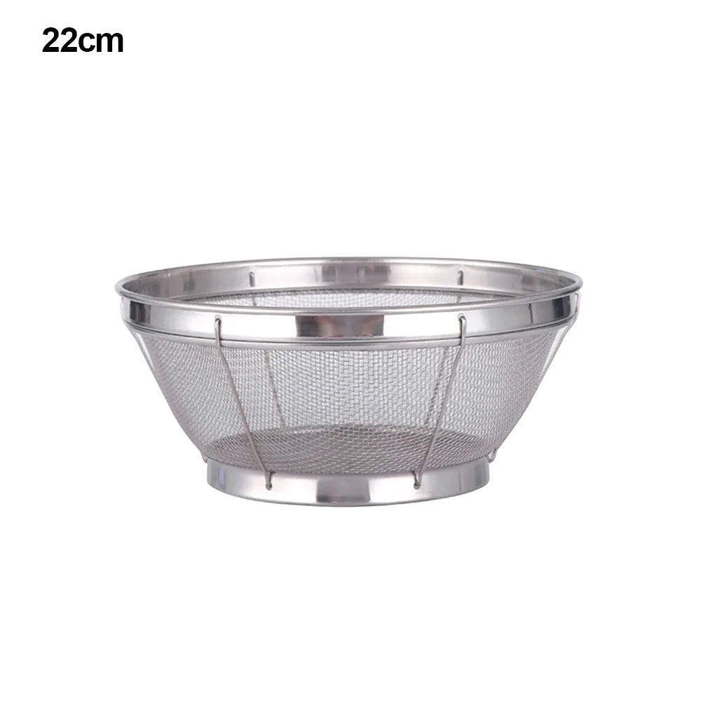 Stainless Steel Fine Mesh Strainer & Colander – Self-Draining Kitchen Colander Strainer Richie's 22cm