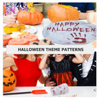 Halloween Disposable Dinnerware Set – Paper Plates, Cups & Napkins Disposable Party Tableware Richie's