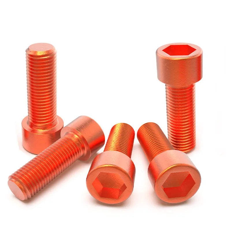 Red Copper Hex Socket Machine Screws M2–M12 | JARBLUE T2 Copper Machine Screws Richie's