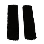 2Pcs Plush Car Seat Belt Shoulder Cover Pad – Auto Interior Seat Belt Cover Richie's Black