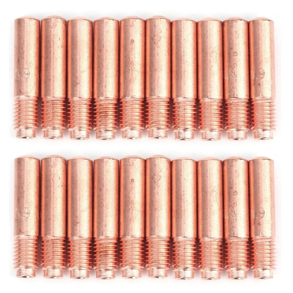 20Pcs Copper MIG Welding Contact Tips – Miller Millermatic Fit Welding Contact Tips Richie's Beige