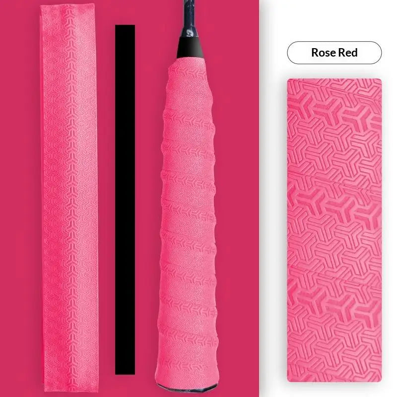 Anti-Slip Racket Overgrip Tape – Tennis & Badminton Racket Overgrip Tape Richie's Rose red