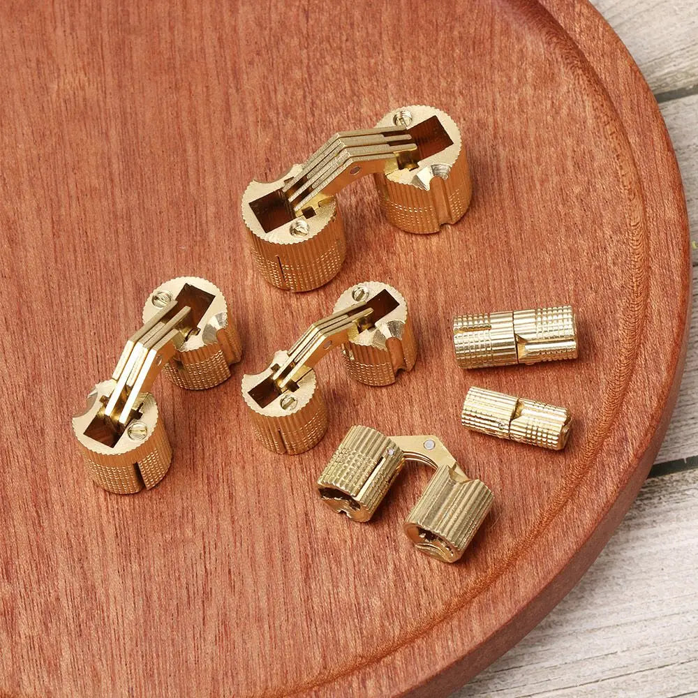 Brass Concealed Cylindrical Hinge for Gift Box & Cabinet Concealed Brass Hinge Richie's