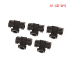 5Pcs T/Y-Shape Three-Way Corrugated Hose Wiring Connector Wiring Harness Connector Richie's A1