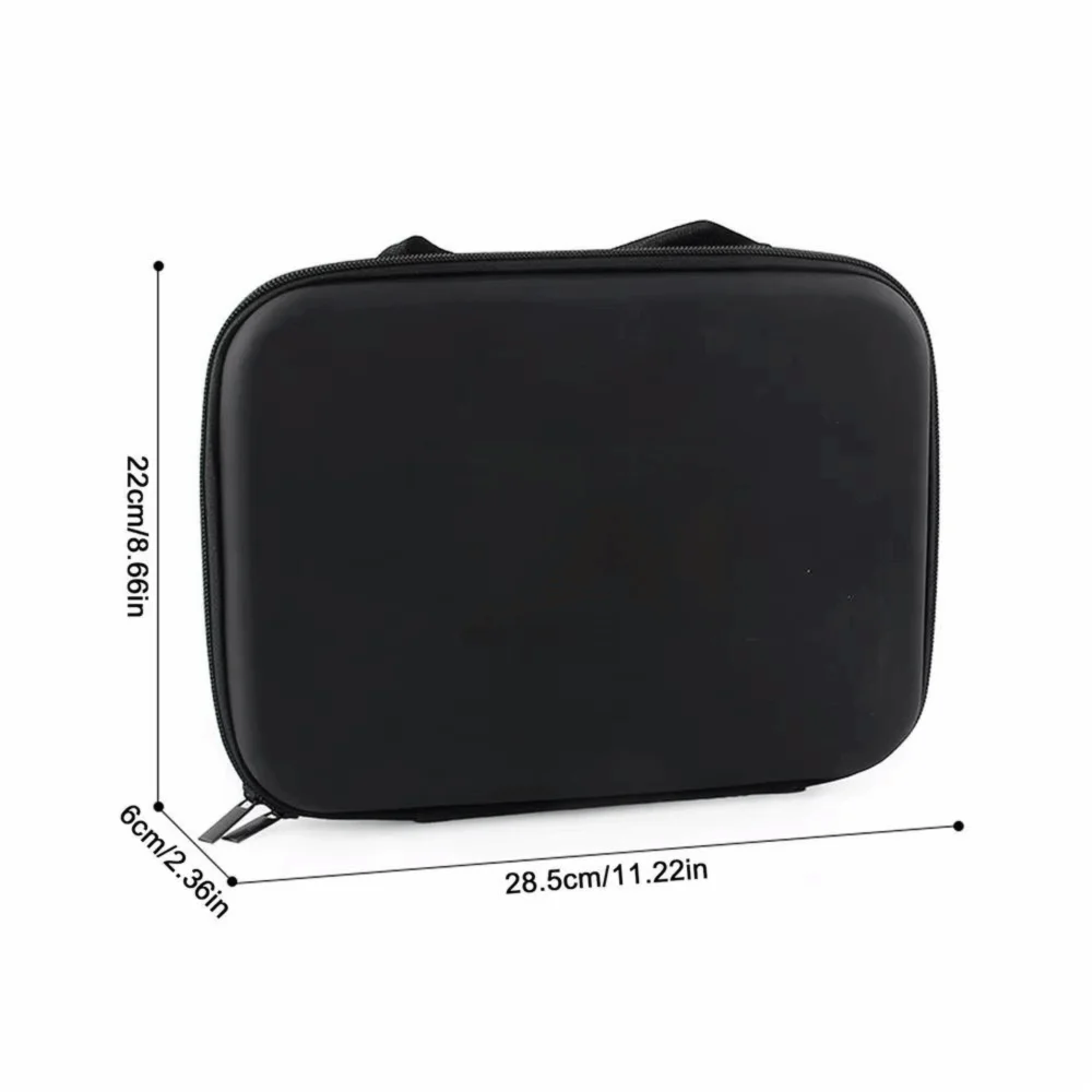 Multi-Compartment Gyro Storage Case with Handle | Gyroscope Box Gyroscope Storage Case Richie's Black