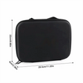 Multi-Compartment Gyro Storage Case with Handle | Gyroscope Box Gyroscope Storage Case Richie's Black