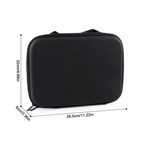 Multi-Compartment Gyro Storage Case with Handle | Gyroscope Box Gyroscope Storage Case Richie's Black