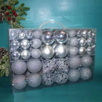 100PCS Christmas Ball Ornaments Set – 8cm, 18 Colors Baubles Christmas Ornament Set Richie's 7