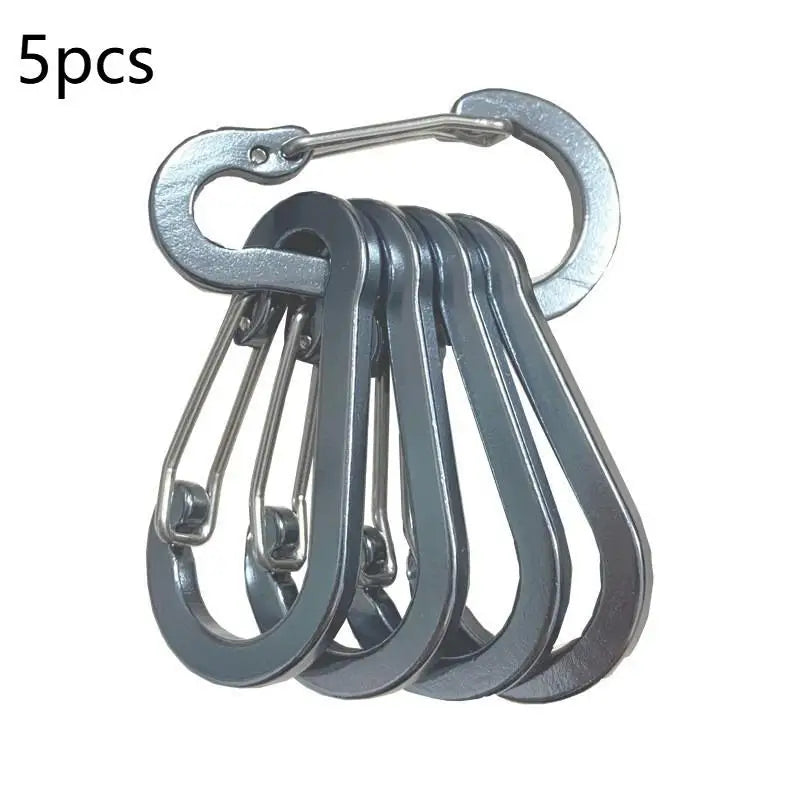 5-Pack Mini Aluminum Carabiner Clips – Scratch-Resistant Carabiner Clips Richie's A11