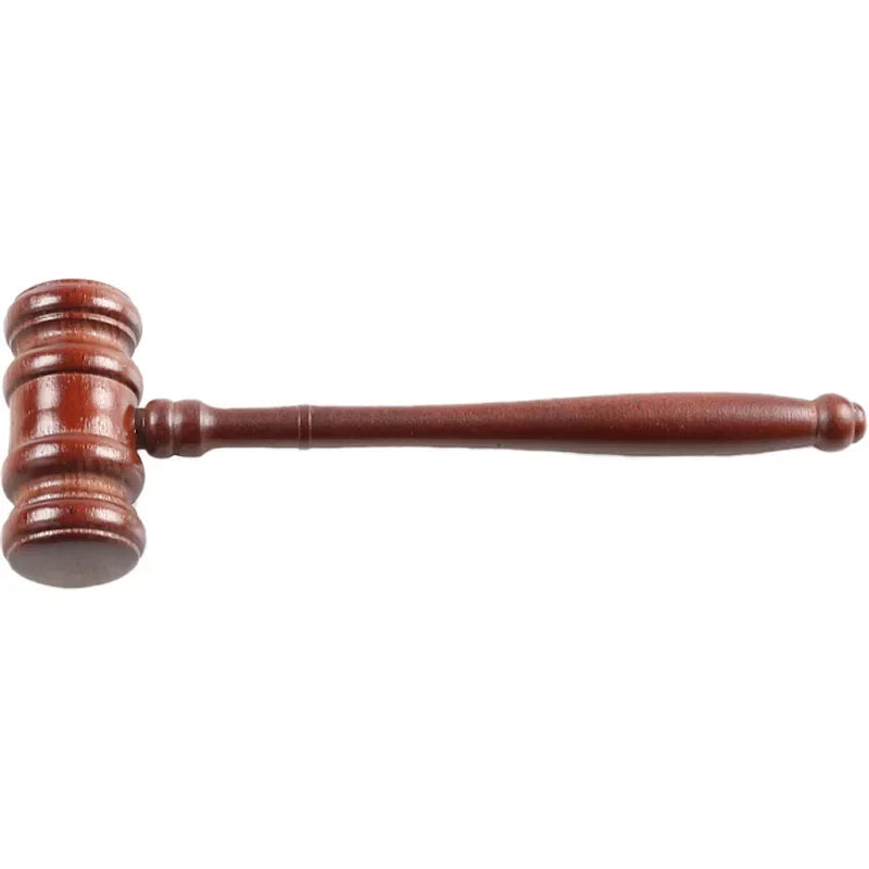 Handcrafted Walnut Wood Judge Gavel & Sound Block Set Wooden Gavel Set Richie's Hammer