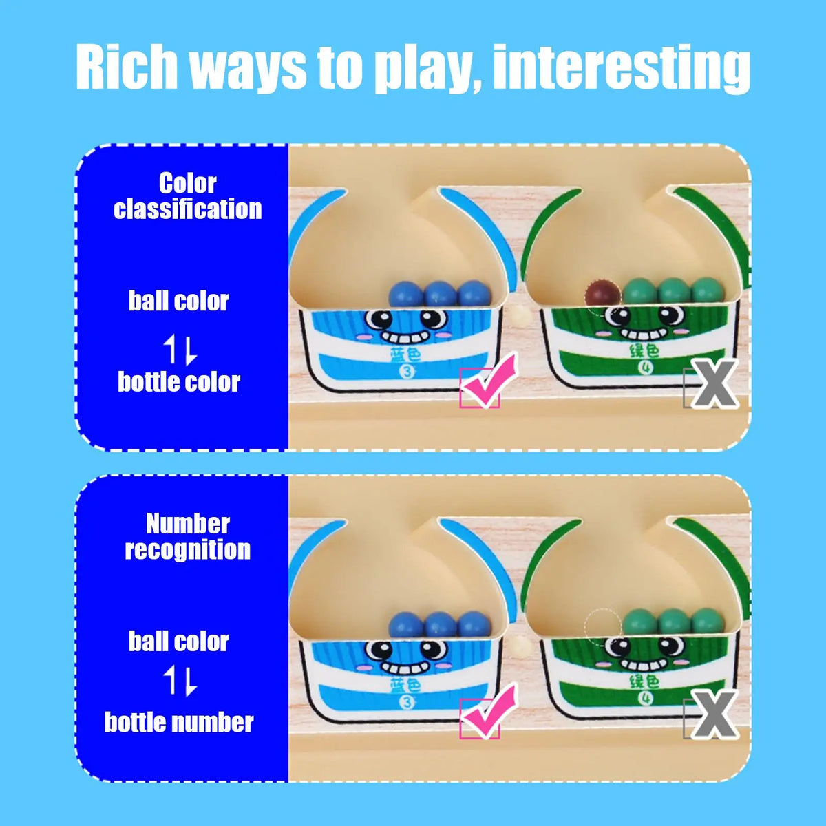 Magnetic Color & Number Maze Educational Toy for Kids 3+ Educational Maze Toy Richie's