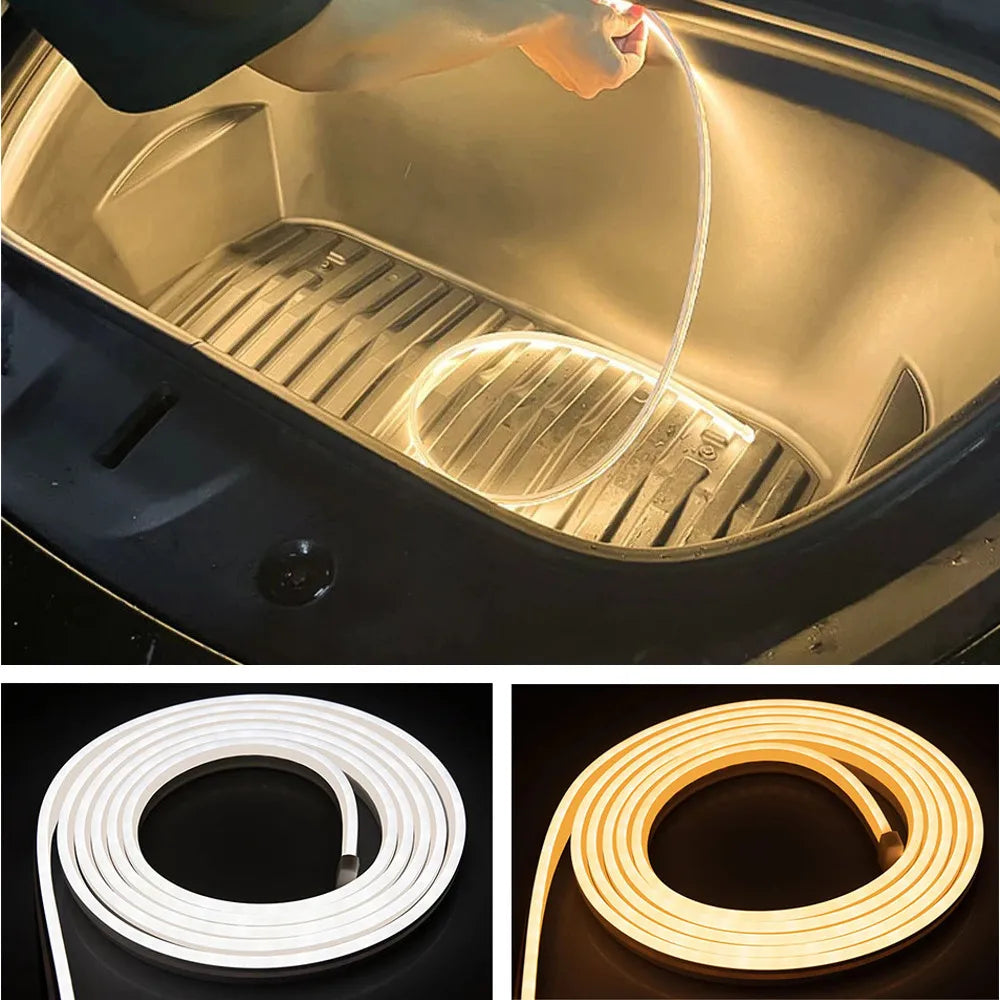 Tesla Model 3 & Y Frunk LED Surround Light Strip – IP67 Automotive LED Strip Richie's