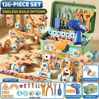 126-Piece DIY Engineering Playset for Kids – Build & Transform Kids Building Playset Richie's 839-066 126pcs