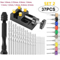 49PCS Precision Pin Vise Hand Drill Set 0.2–3.0mm HSS Twist Bits Pin Vise Drill Set Richie's SET2