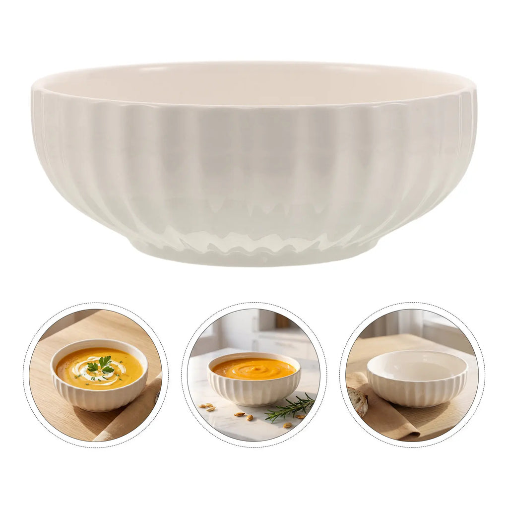 Pumpkin Shape Ceramic Bowl – Fall & Thanksgiving Serving Bowl Ceramic Serving Bowl Richie's