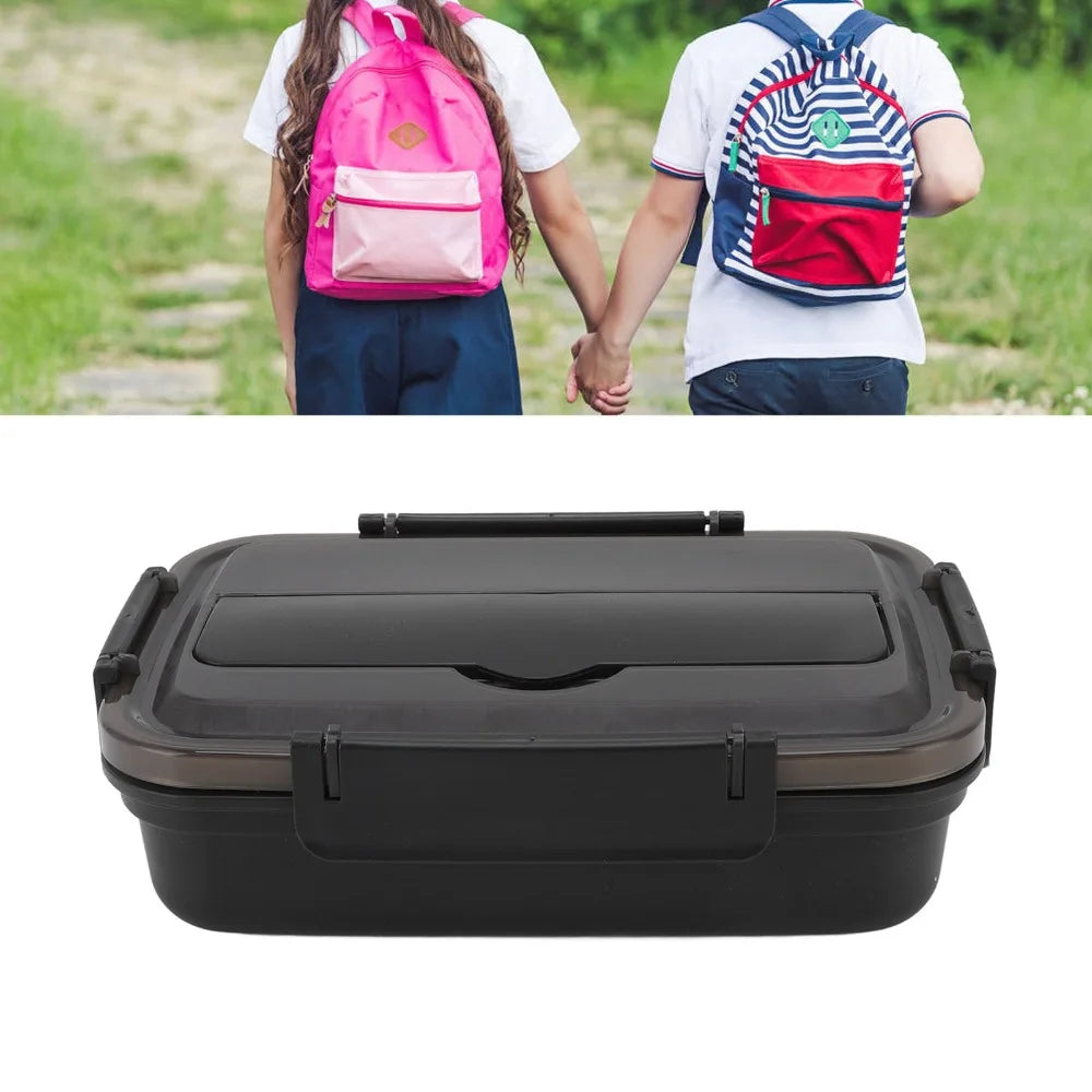 304 Stainless Steel 3-Compartment Lunch Box 1.8L Leakproof Stainless Steel Lunch Box Richie's