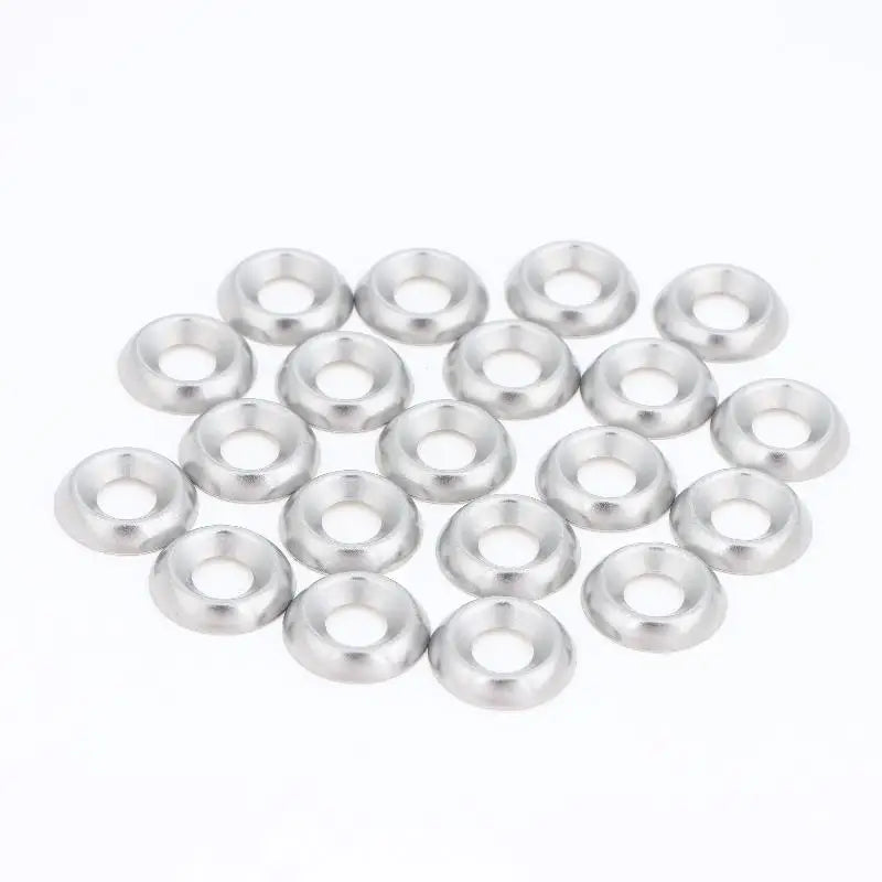 304 Stainless Steel Countersunk Fisheye Concave Washers 100pcs Countersunk Washers Richie's size10 100Pcs