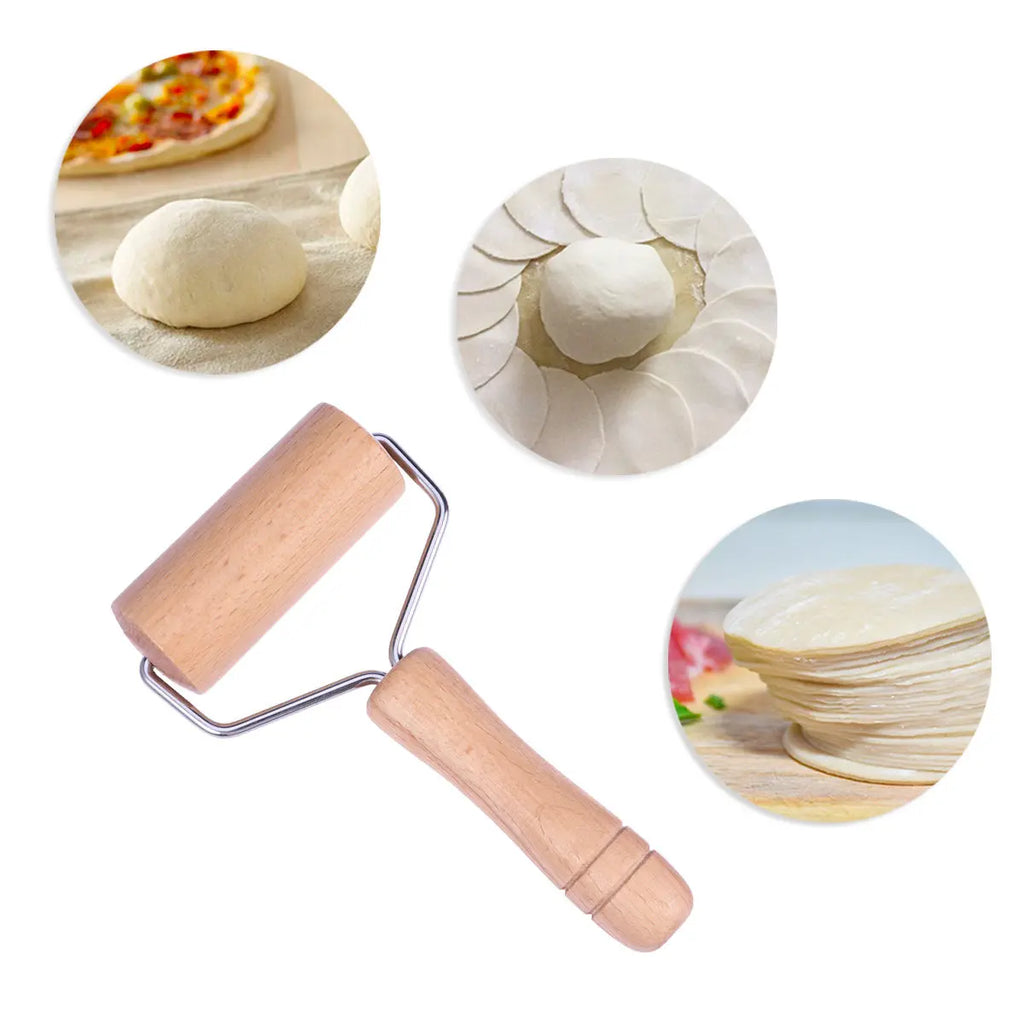 Wooden Dough Rolling Pin – Nonstick Baking Tool for Pastry Wooden Rolling Pin Richie's