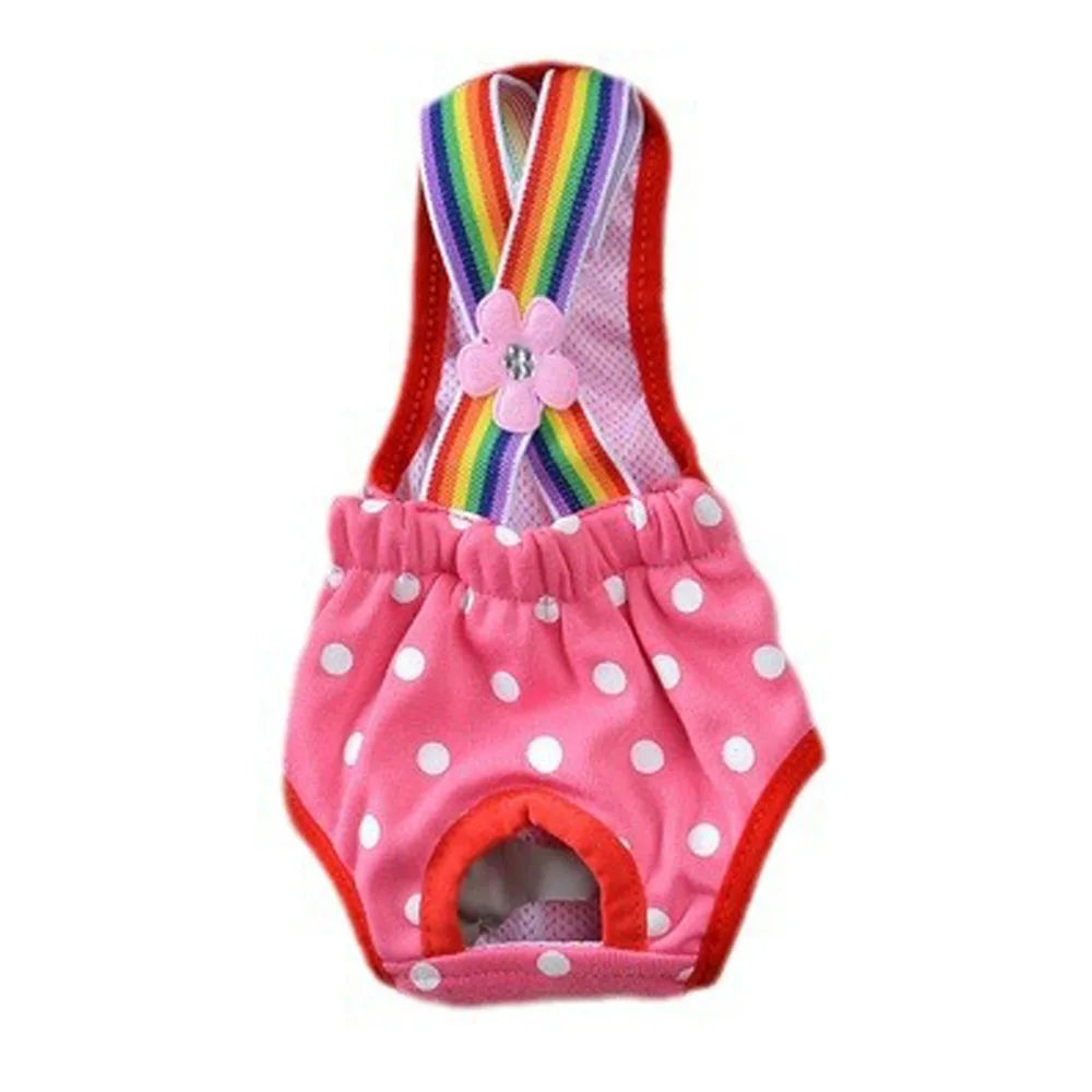 Washable Adjustable Dog Physiological Pants Diaper XS–XL Dog Physiological Pants Richie's Pink - XS