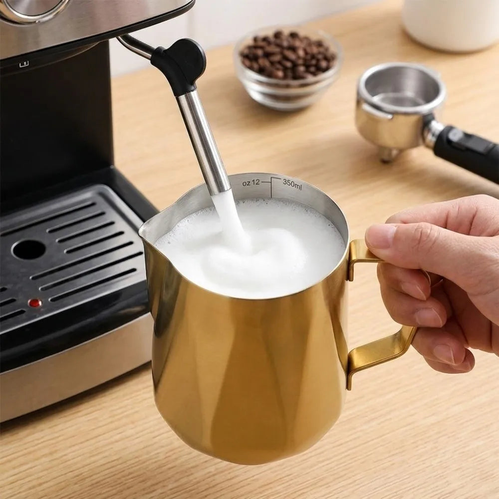 Stainless Steel Milk Frothing Pitcher 350ml | Latte Art Milk Frothing Pitcher Richie's