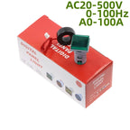 AC 20-500V 0-100A LED Digital Voltmeter Ammeter Hz Meter 10pcs Digital Panel Meter Richie's Green 10pcs-A V Hz