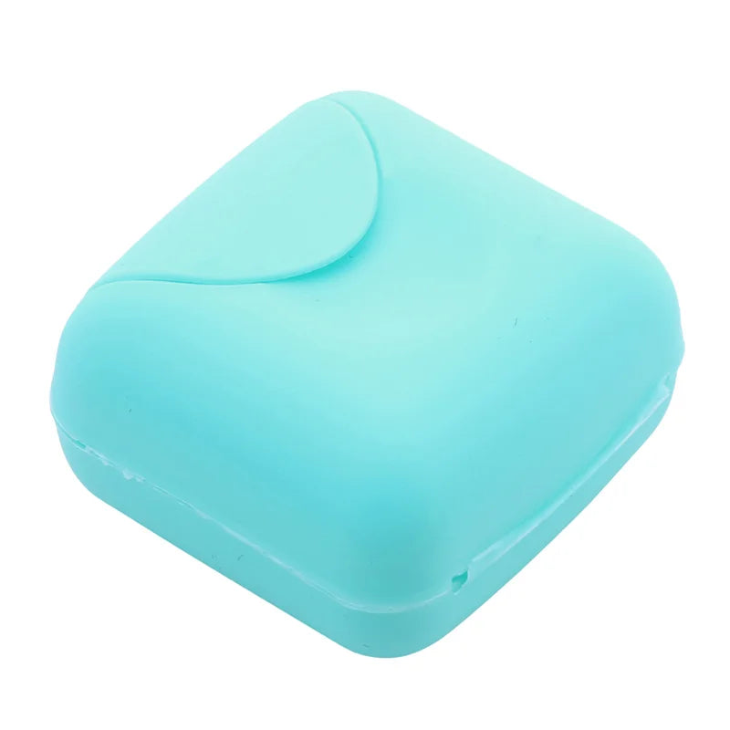 Portable Travel Soap Box with Lid – Candy Color Soap Dish Travel Soap Dish Richie's S-Blue