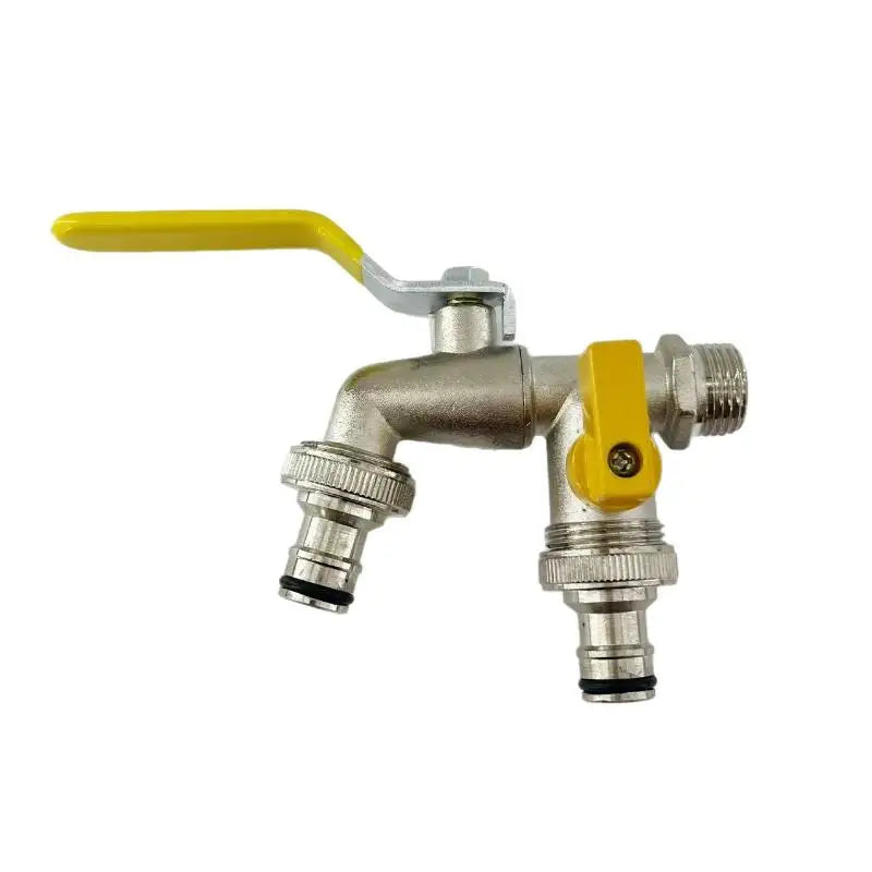 IBC Water Tank Adapter 1/2 & 3/4 Inch Garden Hose Connector Garden Hose Adapter Richie's Yellow