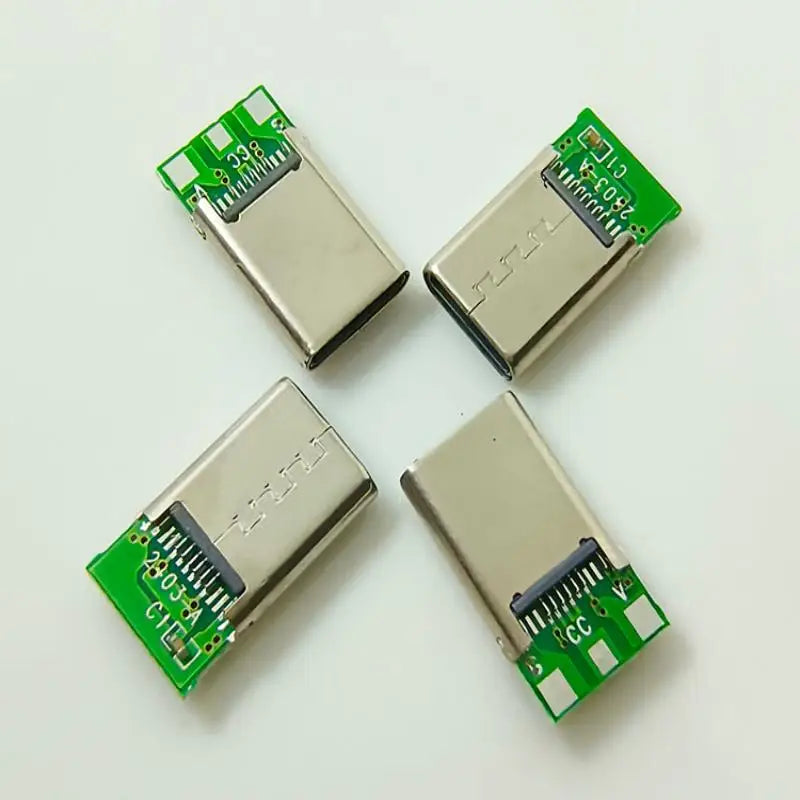 PD 3-Wire Type-C Laptop Connector with CC Pin & Capacitor USB-C Charging Connector Richie's