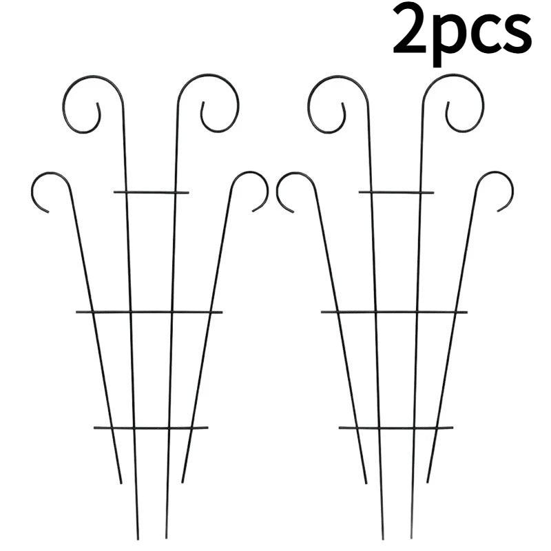 Iron Plant Climbing Support Frame – Tomato & Flower Trellis Plant Support Frame Richie's 2pcs