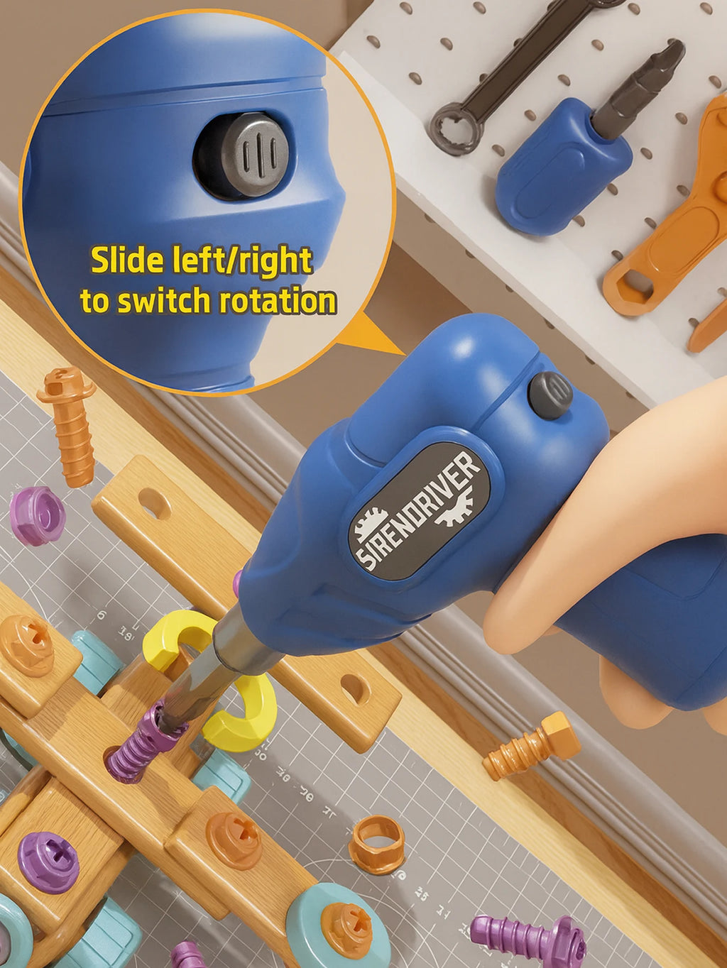 126-Piece DIY Engineering Playset for Kids – Build & Transform Kids Building Playset Richie's