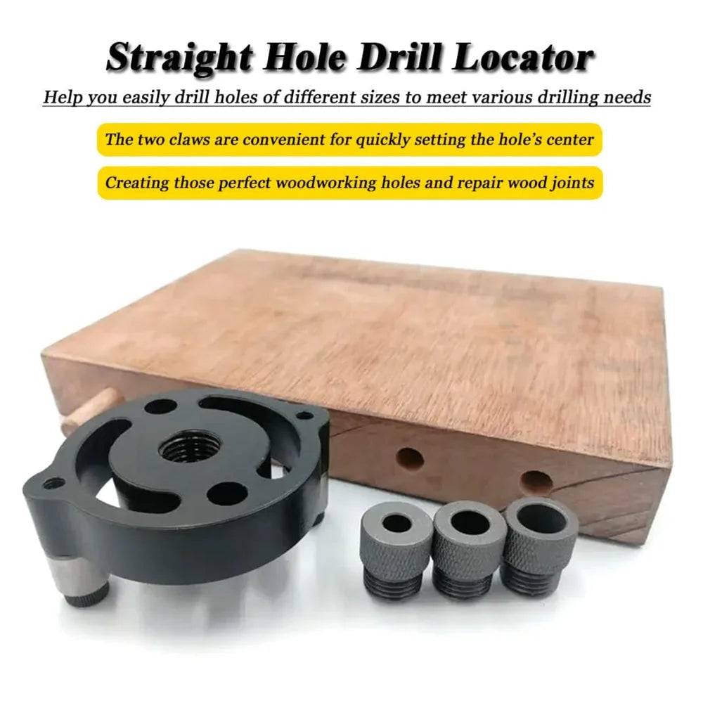 Self-Centering Dowel Drill Guide Jig – 6mm 8mm 10mm Bushings Woodworking Drill Jig Richie's