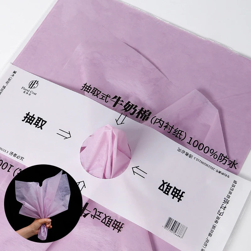 40Pcs Flower Bouquet Wrapping Paper 30x30cm | Solid Color Floral Bouquet Wrapping Paper Richie's Purple