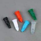 100-Pack Syringe Tip Caps Luer Lock Dispensing Needle Plugs Syringe Tip Caps Richie's