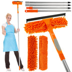 Window Cleaning Squeegee Kit with 72" Extension Handle & 2 Pads Window Cleaning Squeegee Richie's