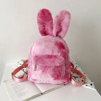 Kids Plush Rabbit Mini Backpack – Cute Bear Pendant Shoulder Bag Kids Mini Backpack Richie's