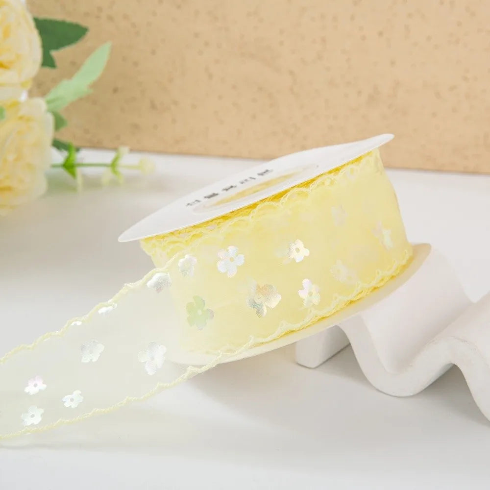 4cm Double-Sided Satin Ribbon Stripe Sequin DIY Gift Wrap Craft Ribbon Richie's 6 L