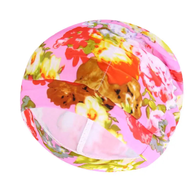 Women's Long Hair Swim Cap – Elastic Nylon Turban Bathing Cap Swim Cap Richie's 02