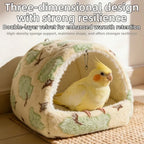 Hanging Plush Bird Nest – Cozy Cotton Hut for Parrots & Hamsters Bird Nest Hut Richie's