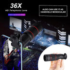 18X/36X/64X Clip-On Telephoto Zoom Lens for iPhone & Android Telephoto Phone Lens Richie's