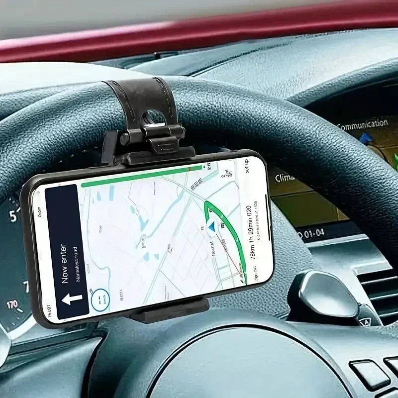 Universal Steering Wheel Phone Holder Hook Mount Car Bracket Car Phone Mount Richie's