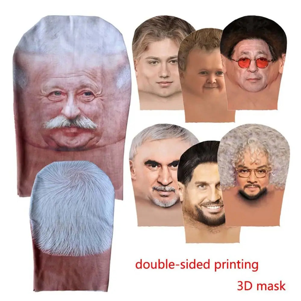 3D Full Face Balaclava Mask – Funny Grimace Hood for Party & Riding Balaclava Face Mask Richie's
