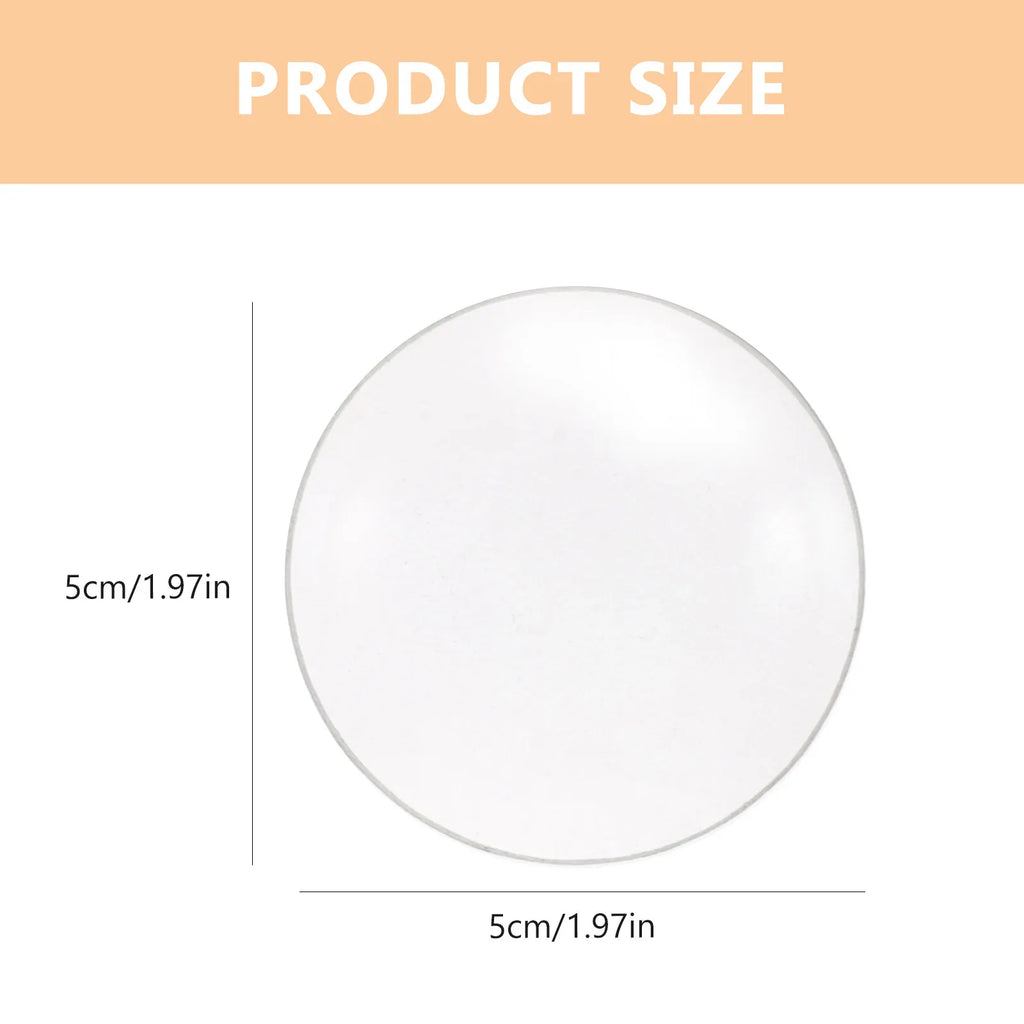 Double Convex Glass Lens 50mm 100mm FL – STEM Physics Lab Optical Glass Lens Richie's Transparent