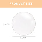 Double Convex Glass Lens 50mm 100mm FL – STEM Physics Lab Optical Glass Lens Richie's Transparent