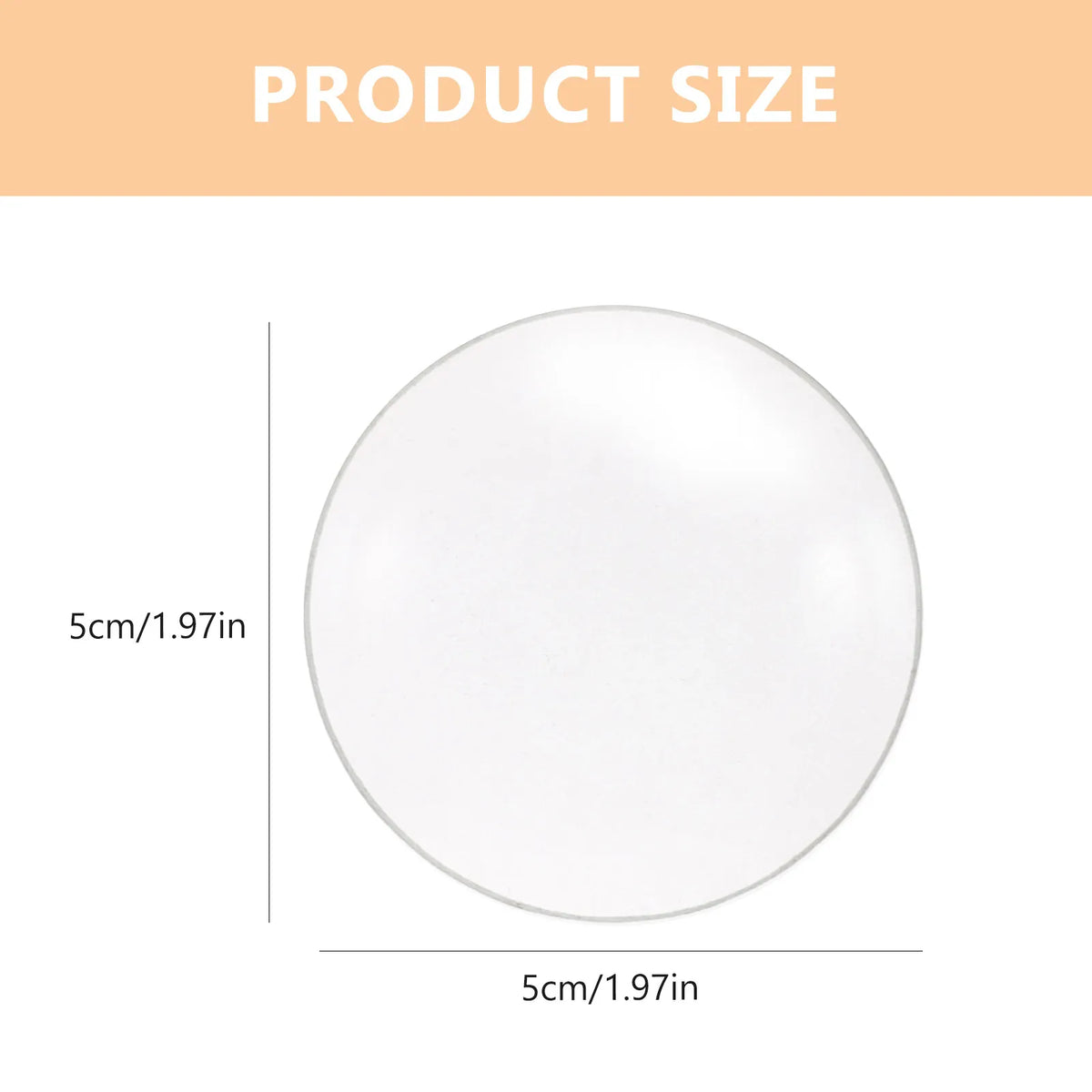 Double Convex Glass Lens 50mm 100mm FL – STEM Physics Lab Optical Glass Lens Richie's Transparent