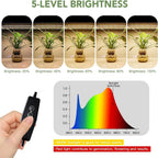 KEBINCPLED LED Grow Light Strip USB 5V 30CM Full Spectrum Dimmable LED Grow Light Richie's