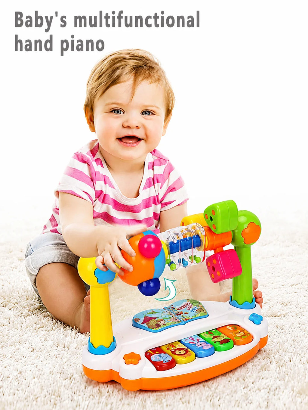 Baby Piano Toy – Light-Up Musical Toy for Ages 1–3 Baby Musical Toy Richie's
