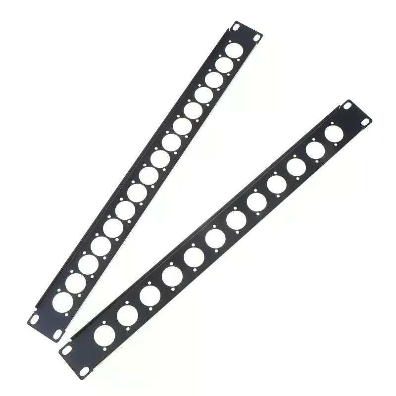 1U Rack Patch Panel 4–16 Way XLR Connector Flight Case Mount Audio Rack Panel Richie's