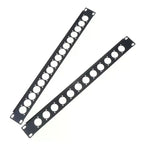 1U Rack Patch Panel 4–16 Way XLR Connector Flight Case Mount Audio Rack Panel Richie's