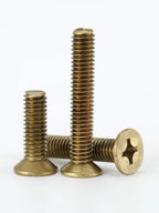 Brass Phillips Flat Head Machine Screws M2–M6 Metric Countersunk Machine Screws Richie's