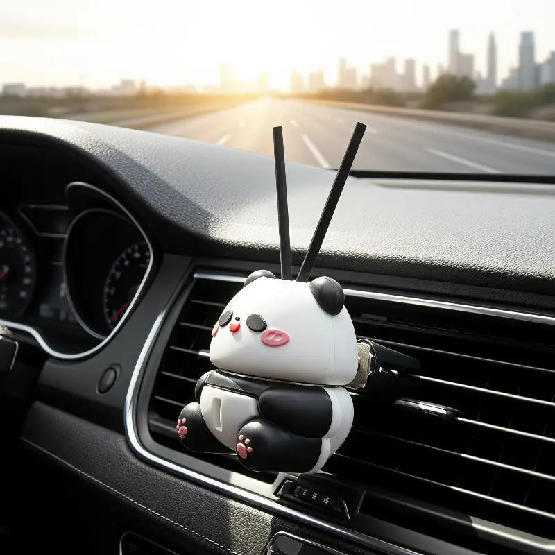 Panda Car Air Vent Aromatherapy Clip & Scent Diffuser Car Vent Diffuser Richie's